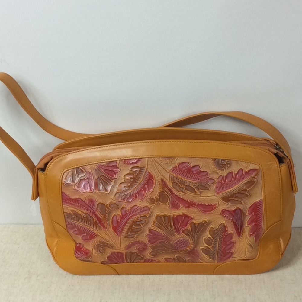 Cynthia Rowley tooled leather bag. NWOT